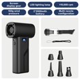 Compressed Air Dust Collector, 110000RPM Brushless Bladeless Turbo Fan ...