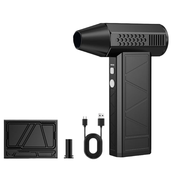 Compressed Air Duster, 130000RPM 4-Gear Adjustable Mini Electric Air Duster with Brushless Motor, Rechargeable Cordless Air Duster for Keyboard, Computer, House, Car, Replaces Compressed Air Can