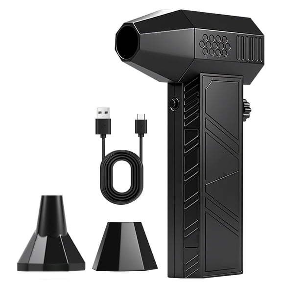 Compressed Air Duster, 130000RPM Super Power Cordless Air Duster Replace Compressed air can Gear Adjustable Mini Blower Dust Blower for Computer Keyboard House Outdoor and Car