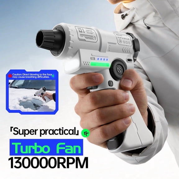 Compressed Air Duster, 3 Gear Adjustable 130000RPM Electric Air Dusters, Rechargeable Cordless Air Blower for Computer, Keyboard, Outdoor, House and Car