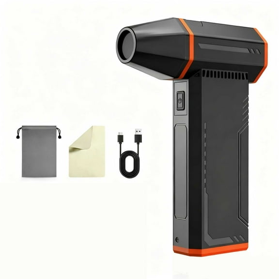 Compressed Air Duster, 300000RPM Rechargeable Electric Air Duster with 10000mAh Battery, 4-Gear Adjustable, Cordless Brushless Motor Air Blower for Computer, Keyboard, Home, Outdoor, Car