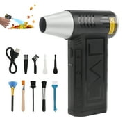Compressed Air Duster 80000RPM Electric Air Duster, Mini Air Blower Rechargeable Cordless Keyboard Cleaning Jet Dry Blower for Car, PC and Home Cleaning Kit Replaces Compressed Air Can