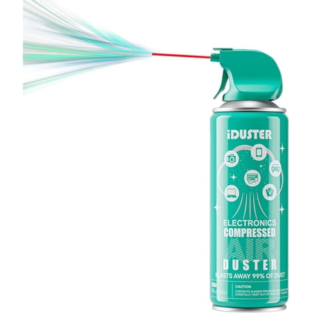 Compressed Air Duster Can for Electronics - 10oz Disposable Keyboard Cleaner Air Spray for Computer Cleaning