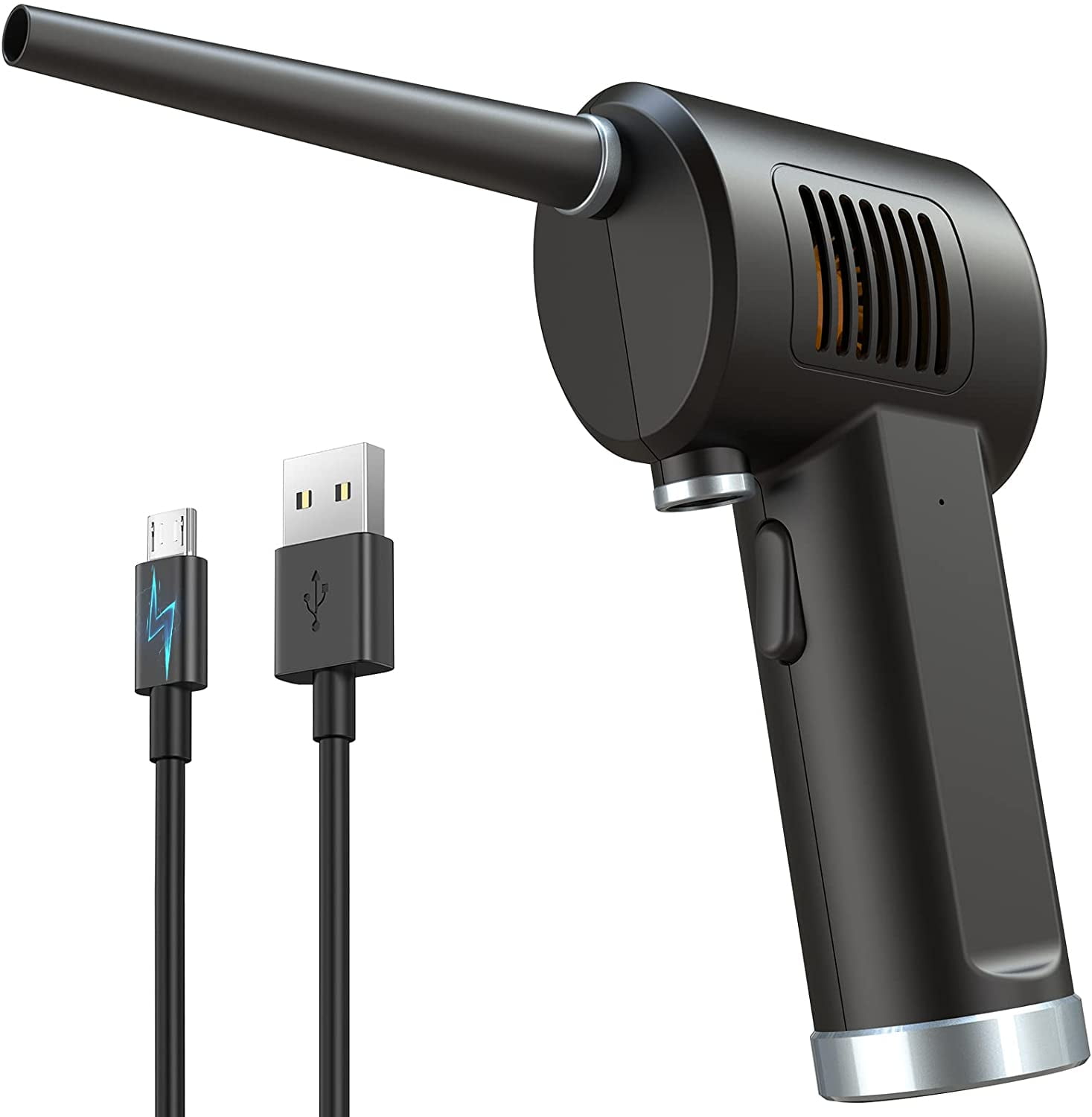 Compressed Air Duster, Canned Air Electric 33000 RPM, Air Blower for Computer PC Keyboard