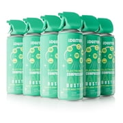 Compressed Air Duster Cleaner for Computer, iDuster Compressed Air Cans for Laptop Computer Jewelry Camera, 6 cans