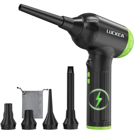 Compressed Air Duster,Electric Air Duster for Computers,90000 RPM 3 Speeds Powerful Cordless Compressed Air,7500mAh Rechargeable Battery Air Duster