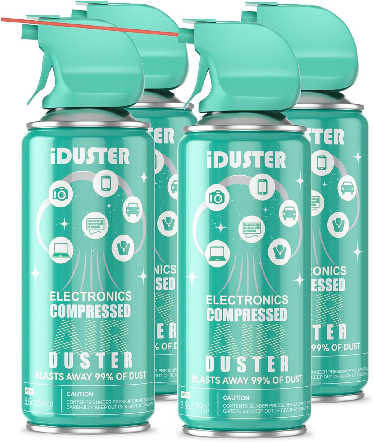 Compressed Air Duster for Computers Cleaning Disposable Canned Air Duster for MacBook