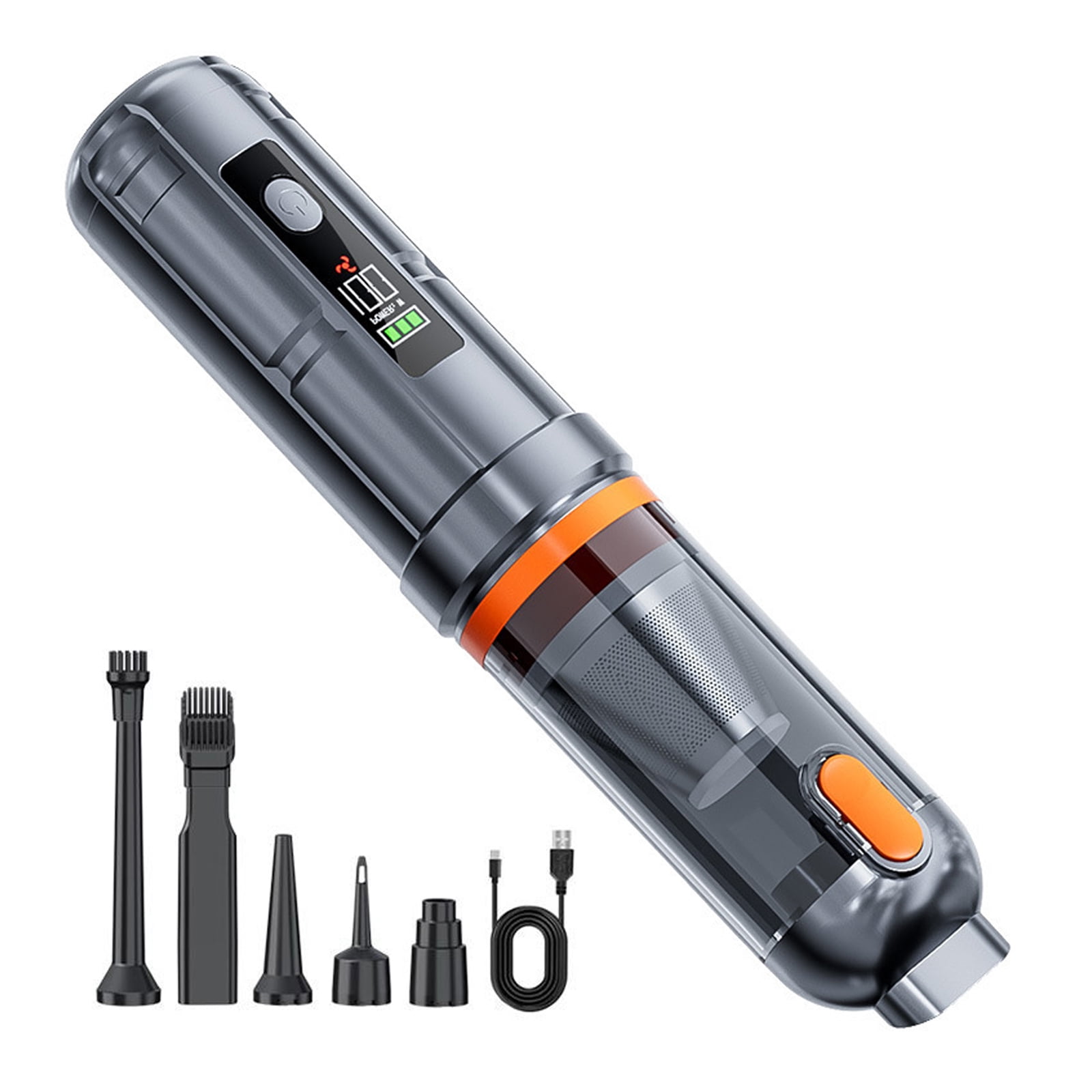 Auto Interior Vacuum Air Blower Compressed Air Duster Keyboard Cleaner for Car Interior Handheld Cordless Cleaners