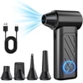 thumbnail image 1 of Air Duster, Replaces compressed air can, Stepless Speed Adjustable, For Car, Computer, Laptop, Keyboard Cleaning, 1 of 8
