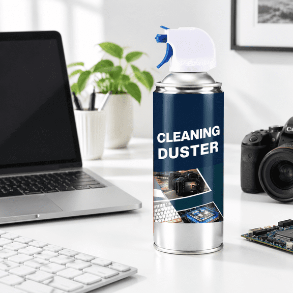 Compressed Air Duster for Electronics and Cars, Reusable Cleaning Blower