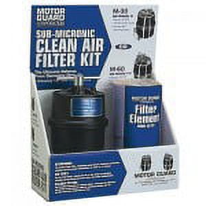 Compressed Air Filter Kit, 2 Elements/Mounting Hardware, 1/4"(NPT), Sub-Micronic (2 Pack)