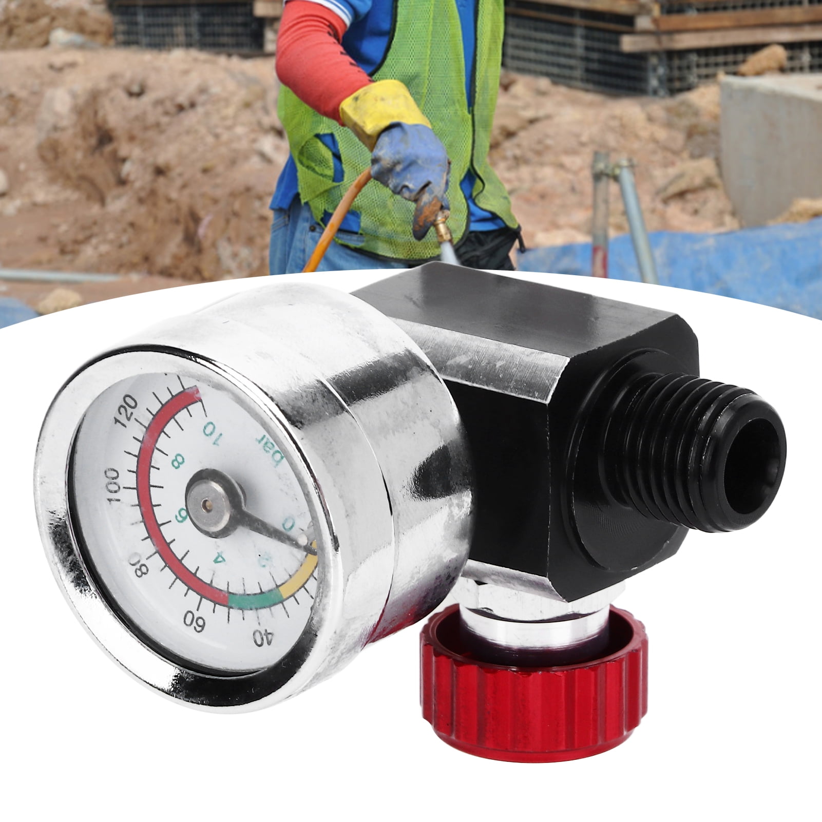 Compressed Air Filter Regulator, 140psi Air Pressure Regulator Spray