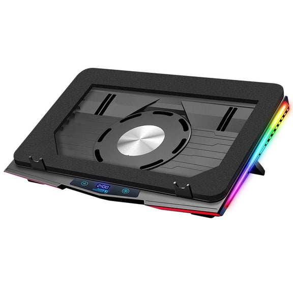 Compressed Air Notebook Cooler RGB Turbine Fan Heat Dissipation Stand