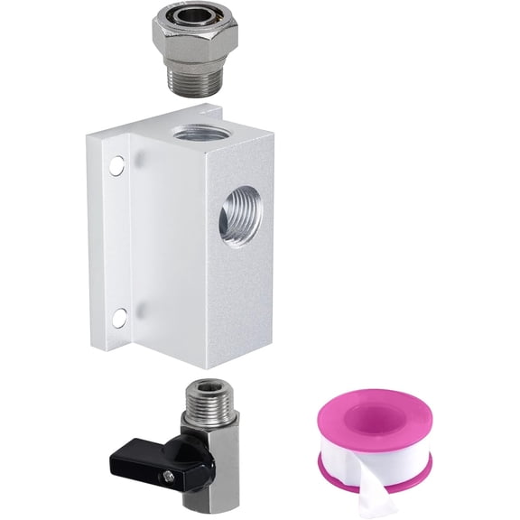 Compressed Air Outlet Kit for 3/4 Inch Rapid Air System and Shop Air Line Kit with 1/2 Inch NPT Outlet Port,Fit for Compressed Air Piping System
