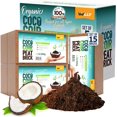 Compressed Coco Coir, 60 Pack Organic Coconut Coir, 1.4 Lbs Coco Coir