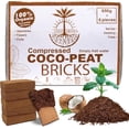thumbnail image 1 of Compressed Coco Coir Bricks – 100% Organic, 650g x 6 Bricks – Expands to 8L Each, Eco-Friendly, Biodegradable, No Chemicals – Ideal for Vegetables, Fruits, Flowers, Seedlings, 1 of 3