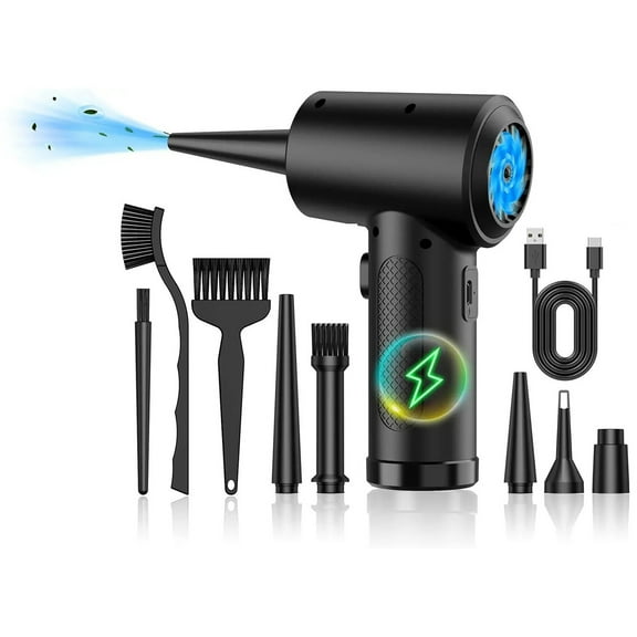 Compressed Duster,Electric Duster & Vacuum Cleaner,2 In 1 Rechargeable 7800mAh, Keyboard And Computer Cleaner, Replaces Compressed Cans Save 50% off