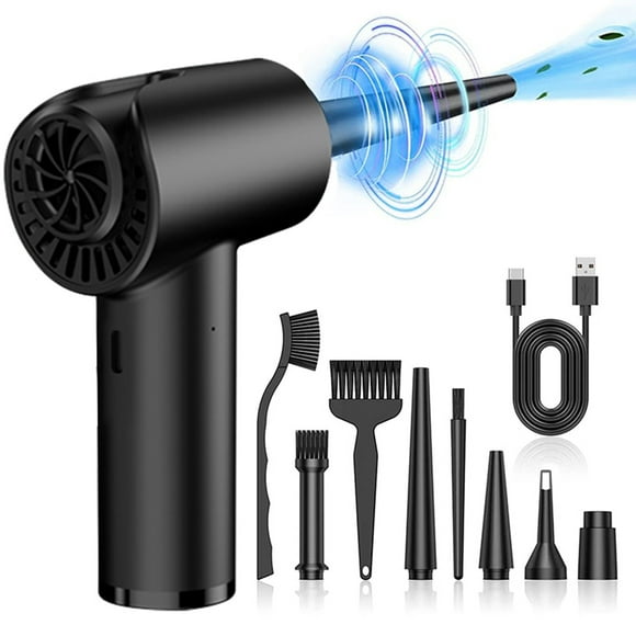 Compressed Duster,Electric Duster & Vacuum Cleaner,2 In 1 Rechargeable 7800mAh, Keyboard And Computer Cleaner, Replaces Compressed Cans Save 50% off