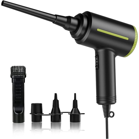 Compressed Electric Air Blower, Handheld 500W 40000RPM Powerful Cored Air Duster for Computer Keyboard Electronics Cleaning