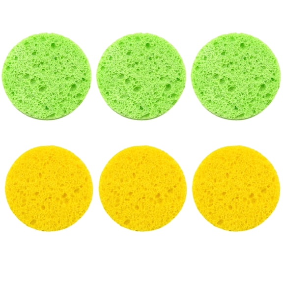 Compressed Facial Sponges Natural Face Sponges for Cleansing Facial Cleansing Sponges Pads Exfoliating Sponges for Cleansing - mix color3
