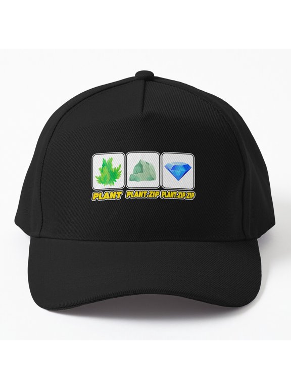 Compressed Plant Diamond Baseball Hat, Gamer PC Computer IT File Wordplay Design, Classic Cap