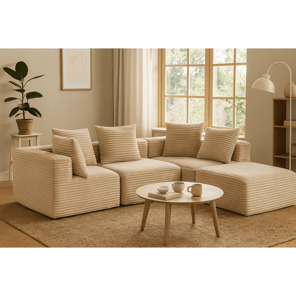 Compressed Sofa:Magic Cube Sofa-YKX-33001-Beige