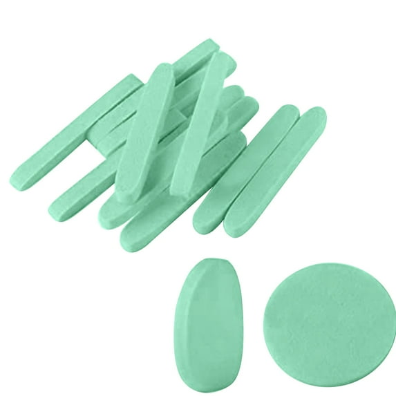 Compressed Sponge Awwp Deep Discounts Facial Sponge Compression, Pva Professional Makeup Remover Wash Round Facial Sponge Pad, Powder Puff Green Puff