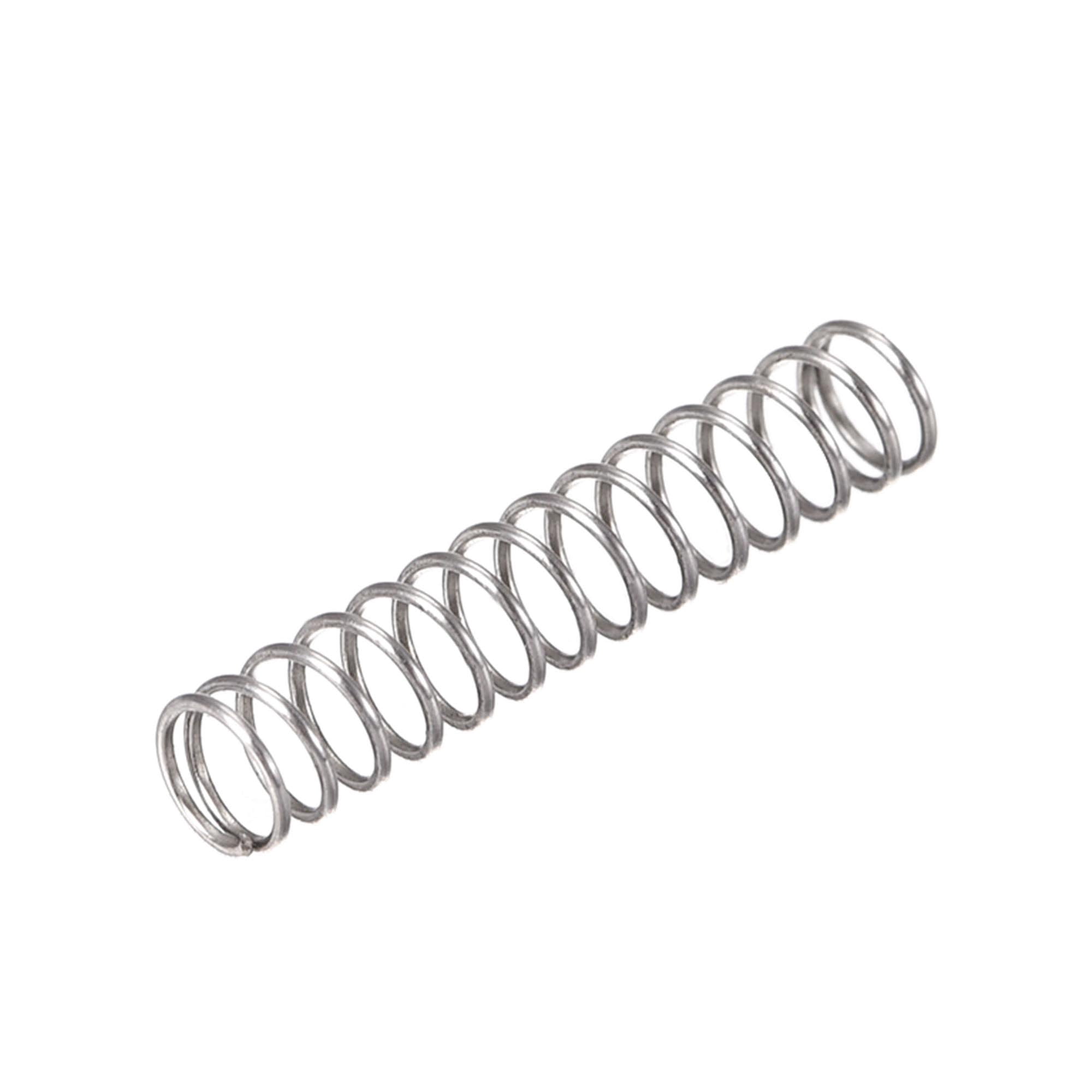 Compressed Spring,4mm OD, 0.4mm Wire Size, 12mm Compressed Length, 20mm ...