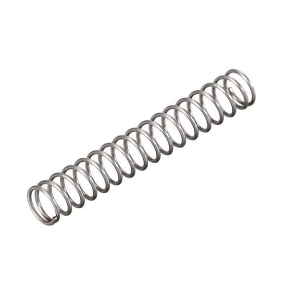 Compressed Spring,5mm OD, 0.5mm Wire Size, 12mm Compressed Length, 30mm Free Length,10.6N Load Capacity,Gray,10 pcs