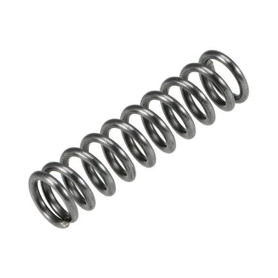 Compressed Spring,8mm OD, 1.2mm Wire Size, 19.5mm Compressed Length, 30mm Free Length,55.9N Load Capacity-65Mn,30pcs
