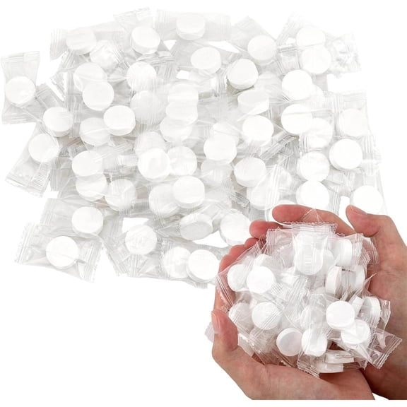 Compressed Towel, Disposable Towel Tablets, Individually Packed, Face Towels for Travel, Camping and Outdoor Sports