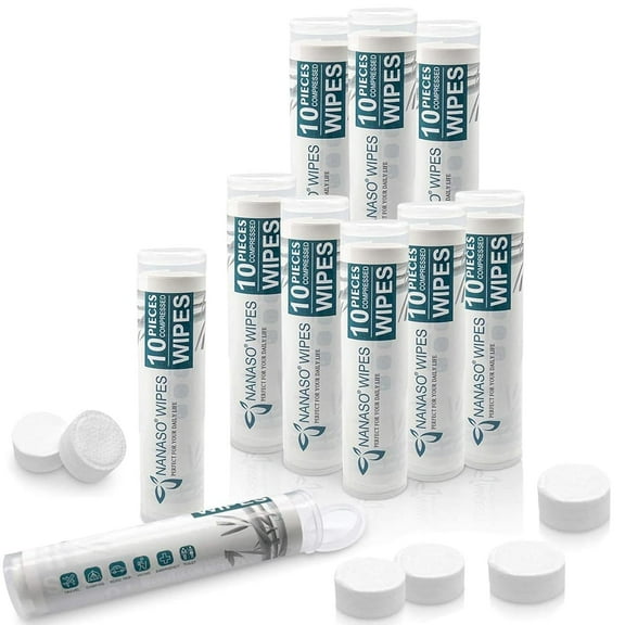 Compressed Towels,Portable Compressed Towel Tablets for Travel,Compressed,Home,Outdoor Activities(100 PCS)