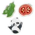 Compressed Wood Pulp Sponges in Cute Panda, , and Tomato Shapes for