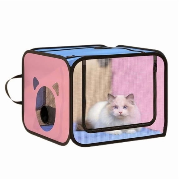 Compressible Pet Dryer Box For Cats Even Heat Distribution Double Layer Fabric Ventilation Top Front Hook Access Simple Waterproof University Fabric