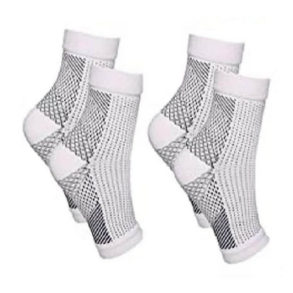 Compression Ankle Socks for Enhanced Support and All-Day Comfort in Sports Recovery 4PCS