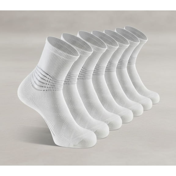 Compression Ankle Support Crew Socks Men Women Coolmax Wicking Plantar Fasciitis Relief Running Hiking Socks 3 Pairs