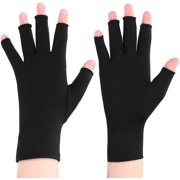 Compression Arthritis Gloves Wrist Support Joint Pain Relief Hand Computer Typing Fingerless Thumb Wrap for Symptoms, Rheumatoid & Osteoarthritis