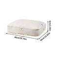 thumbnail image 1 of Compression Bag Storage Organizer, Vacuum Seal Travel Garment Packing Cube for Clothes and Quilts, Space-saving Luggage Organizer with Zipper Compression System, 1 of 8