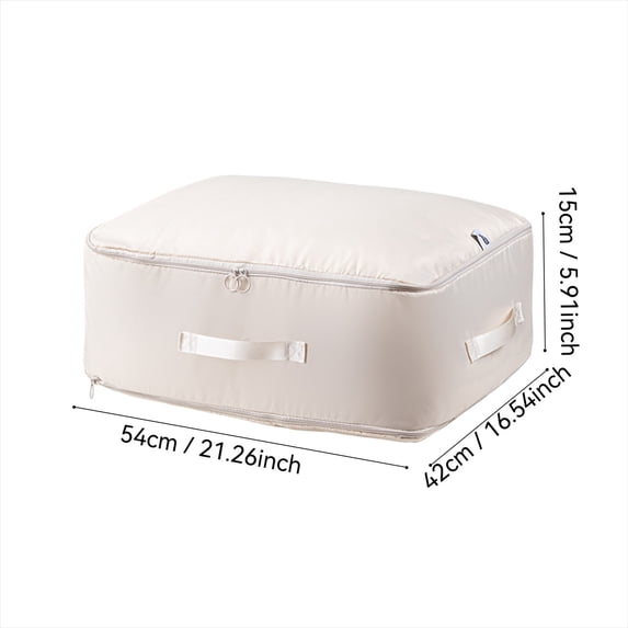 Compression Bag Storage Organizer, Vacuum Seal Travel Garment Packing Cube for Clothes and Quilts, Space-saving Luggage Organizer with Zipper Compression System