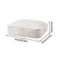 thumbnail image 1 of Compression Bag Storage Organizer, Vacuum Seal Travel Garment Packing Cube for Clothes and Quilts, Space-saving Luggage Organizer with Zipper Compression System, 1 of 8