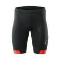 thumbnail image 1 of Compression Cycling Shorts with High-Density Foam Pad and Breathable Waistband for Men, Red, Size M, 1 Pack, 1 of 5