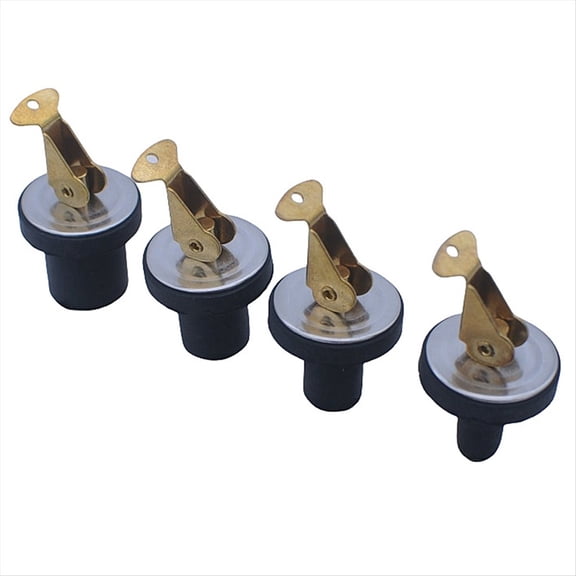 Compression Drain Plug Brass Screw Type Rubber Seal Yacht Boat for 3/8in 1/2in 5/8in 3/4in Diameter Drains