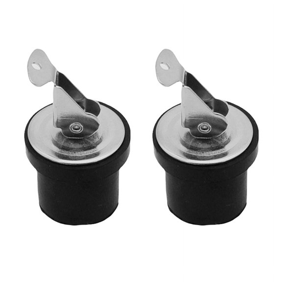 Compression Drain Plug Screw Type Rubber Seal Yacht Boat Drain Plug for 7/8-Inch D Rubber + stainless steel6029