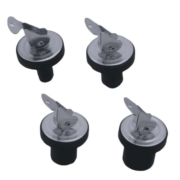 Compression Drain Plug Steel Screw Type Rubber Seal Yacht Boat Drain Plug for 3/8in 1/2in 5/8in 3/4in Diameter Drains