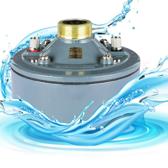 Compression Driver 600W Peak Aluminium Tweeter Diaphragm 16 Ohm Throat Twist Horn Speaker,DU 60W