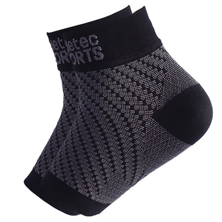 Compression Foot Sleeves Black M