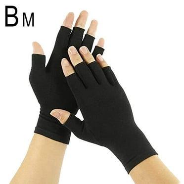 Compression Gloves Anti Arthritis Fingerless Pain Relief Support N Joint EW _ κυ I3L0