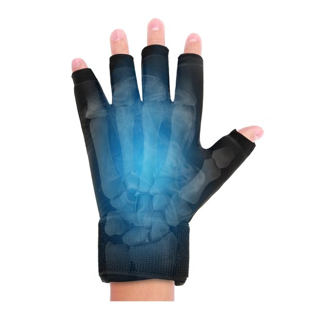 Compression Hand Ice Pack Gloves,Adjustable Wrist Ice Pack for Hot Cold