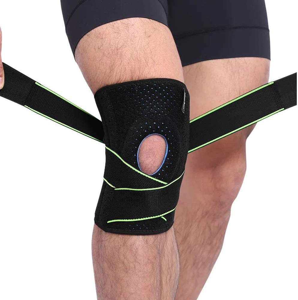 Compression Knee Brace, Adjustable Patella Stabilizer Knee Pain Relief
