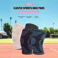 thumbnail image 1 of Compression Knee Brace For Men And Women Moisture Wicking Sleeve Non Slip Breathable Support Running Gym Weightlifting Basketball Cycling Walking Joint Stability Workout Recovery, 1 of 5